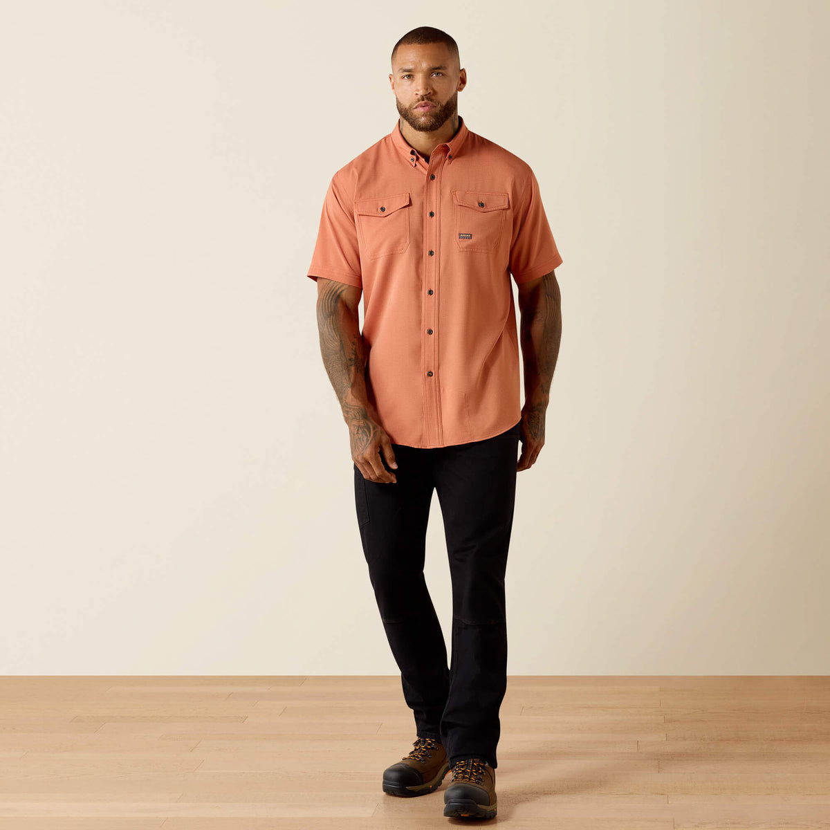 Rebar Made Tough VentTEK DuraStretch Work Shirt Ariat Men|Work|Sale