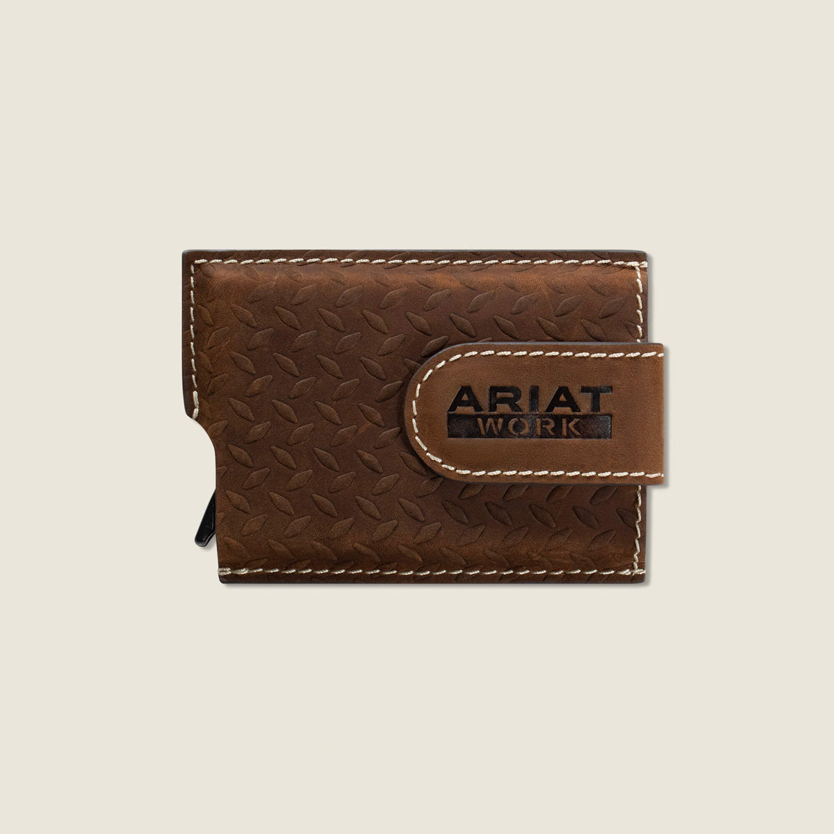 Diamond Plate Embossed Utility Wallet Ariat Men|Accessories