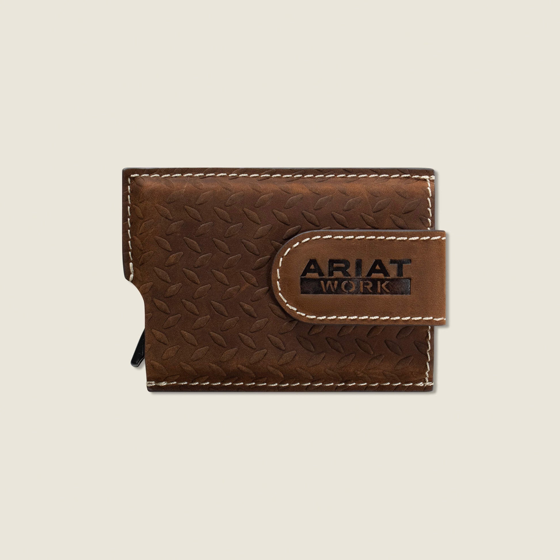 Diamond Plate Embossed Utility Wallet Ariat Men|Accessories