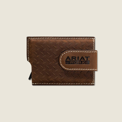 Diamond Plate Embossed Utility Wallet Ariat Men|Accessories