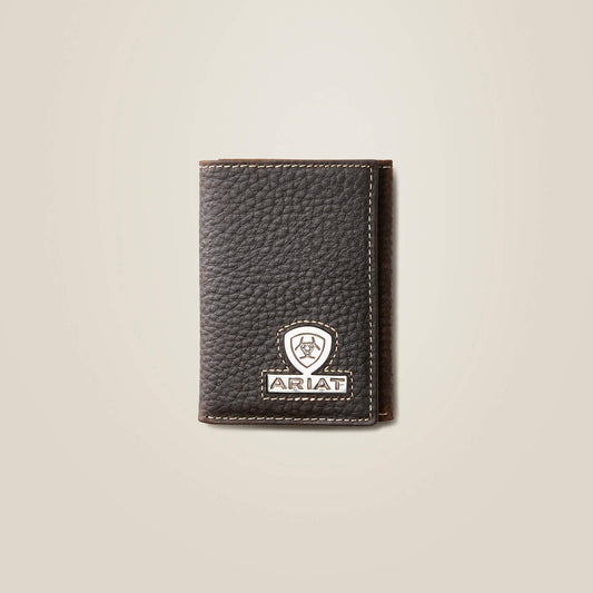 Trifold Wallet Stacked Logo Ariat Men|Accessories
