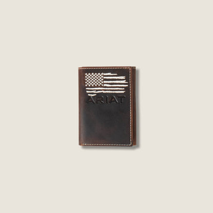 Flag Trifold Wallet Ariat Men|Accessories