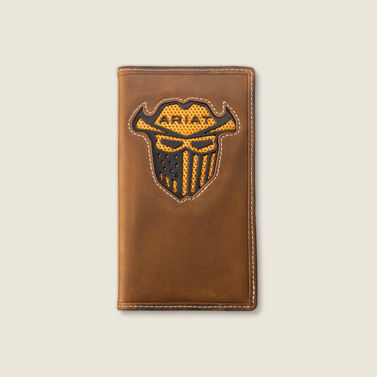 Work Roughneck Label Canvas Trifold Wallet Ariat Men|Accessories
