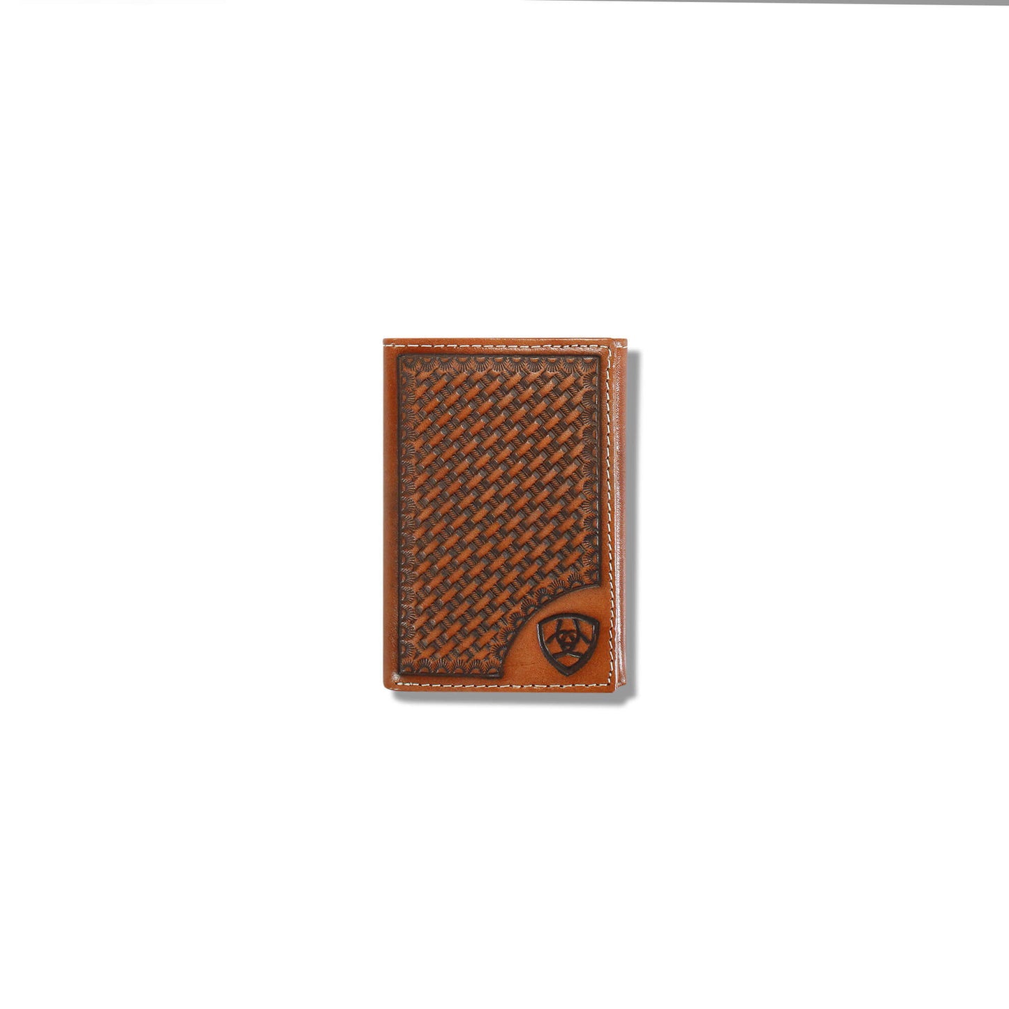 Lattice embossed trifold wallet Ariat Men|Accessories