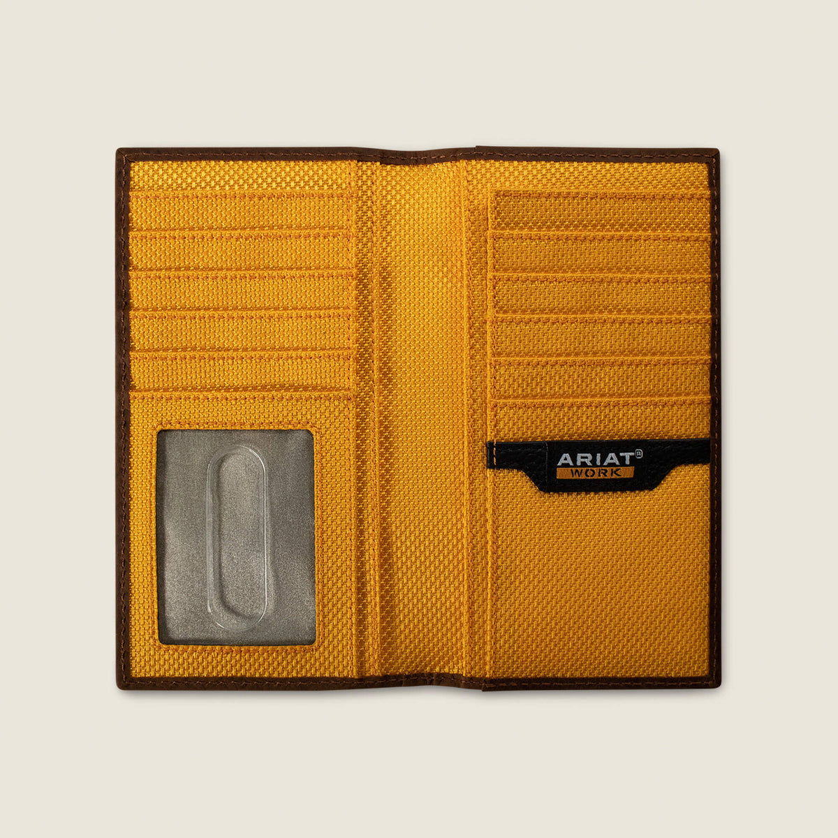 Diamond Plate Embossed Checkbook Wallet Ariat Men|Accessories