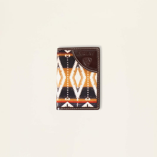 Southwest Fabric Trifold Wallet Ariat Men|Accessories