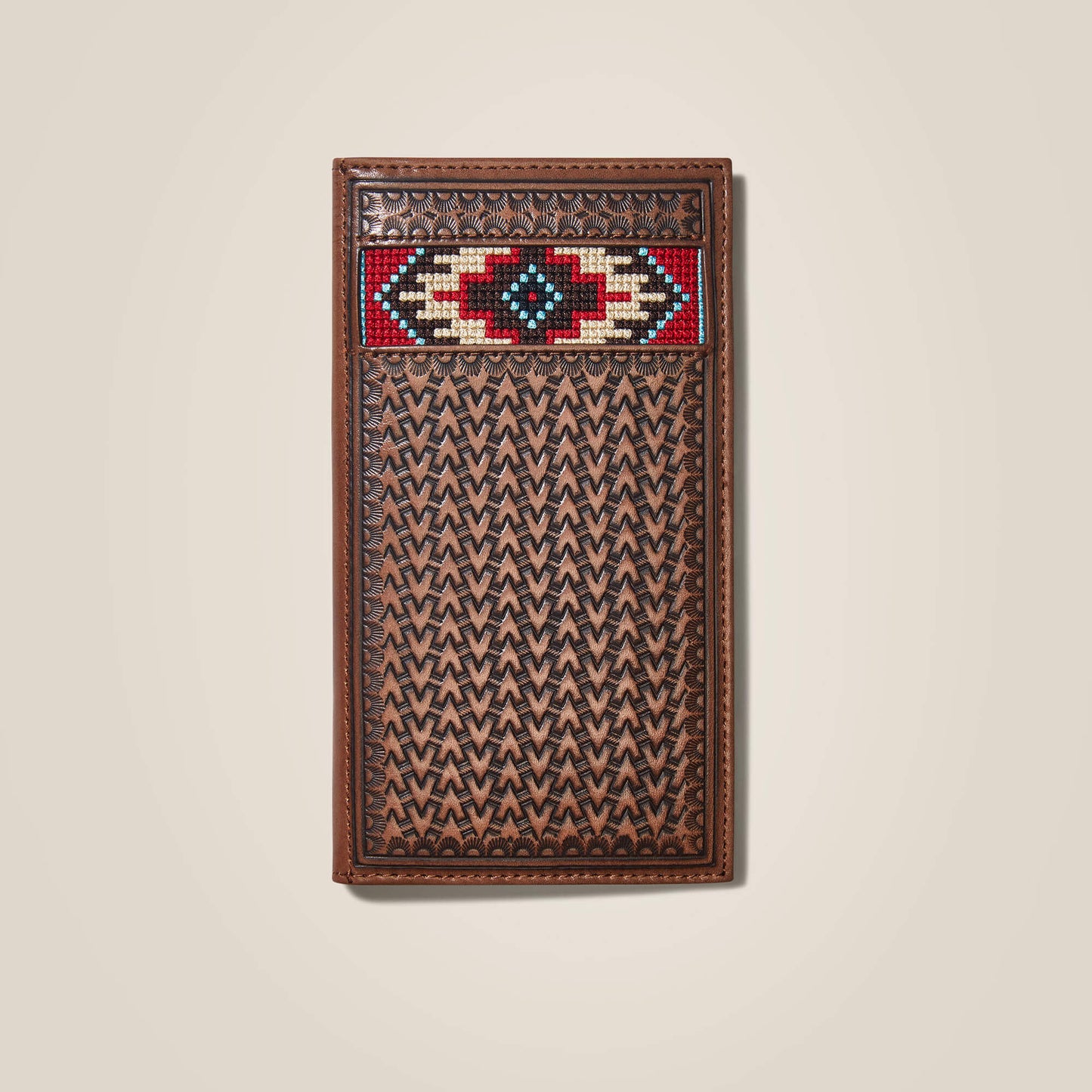 Rodeo Wallet Beaded Basketweave Ariat Men|Accessories