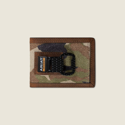 Camo Inlay Money Clip Ariat Men|Accessories