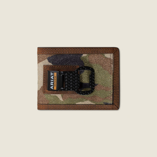 Camo Inlay Money Clip Ariat Men|Accessories