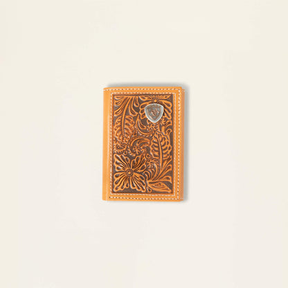 Southwest Emboss Trifold Wallet Ariat Men|Accessories