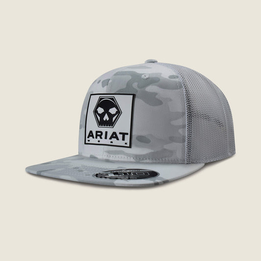 Ariat Work Skull Bolt Patch Cap Ariat Men|Accessories