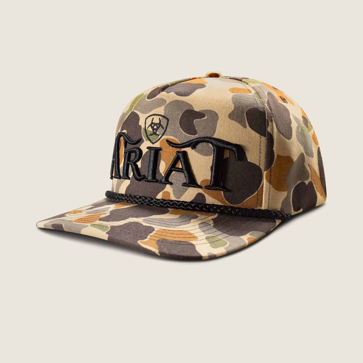 3D Embroidered Camo Cap Ariat Men|Accessories