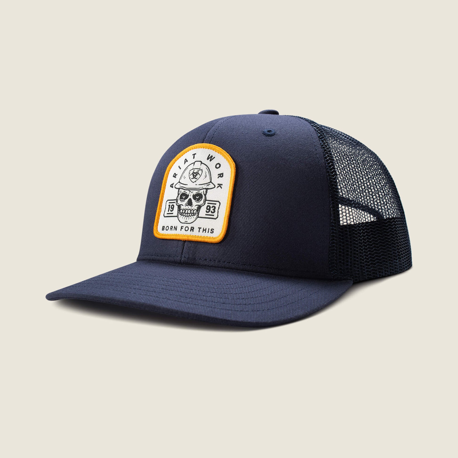 Work Roughneck Patch Snapback Cap Ariat Men|Accessories