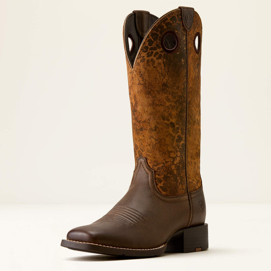 Round Up Ryder Wide Square Toe Western Boot Ariat Women