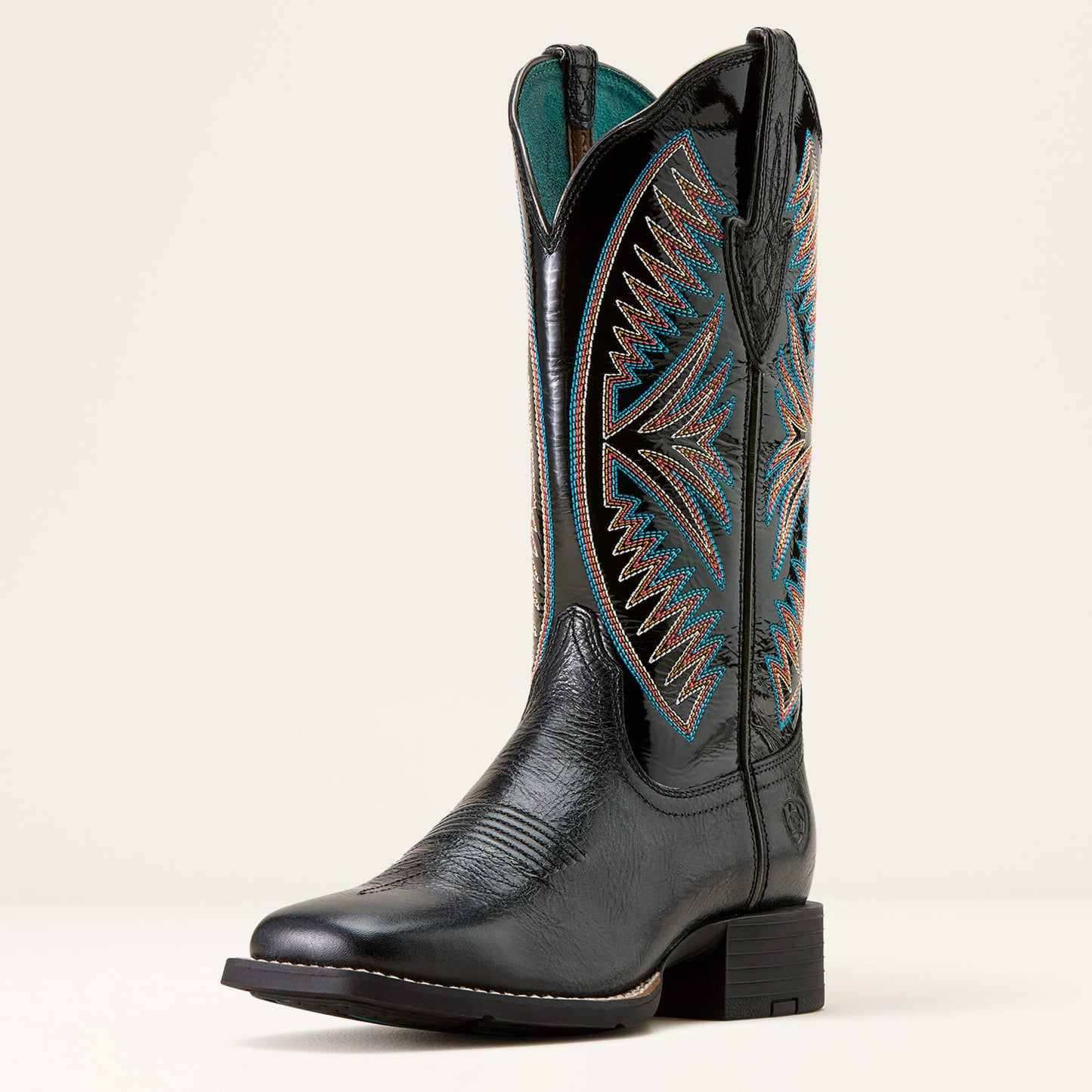 Round Up Ruidoso Wide Square Toe Western Boot Ariat Women