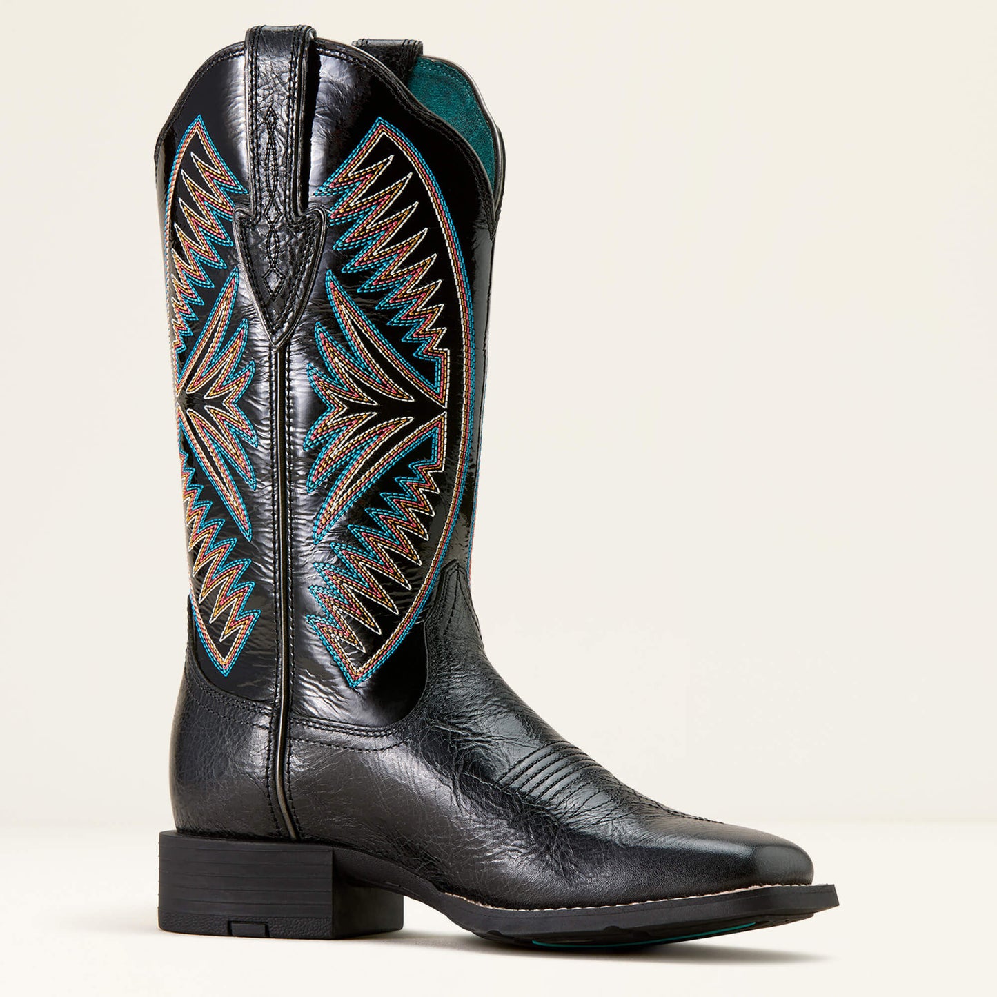 Round Up Ruidoso Wide Square Toe Western Boot Ariat Women
