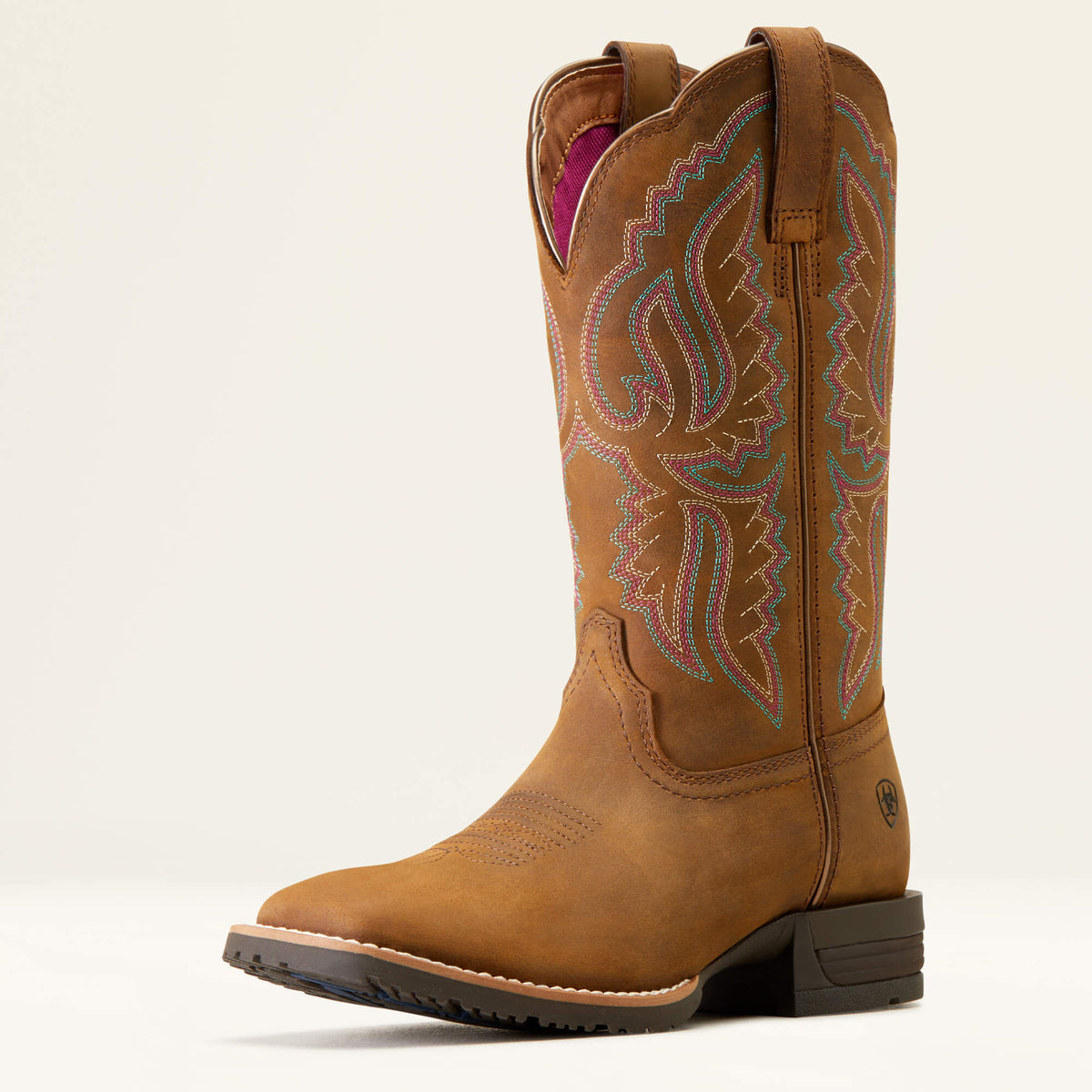 Hybrid Ranchwork Wide Square Toe Western Boot Ariat Women