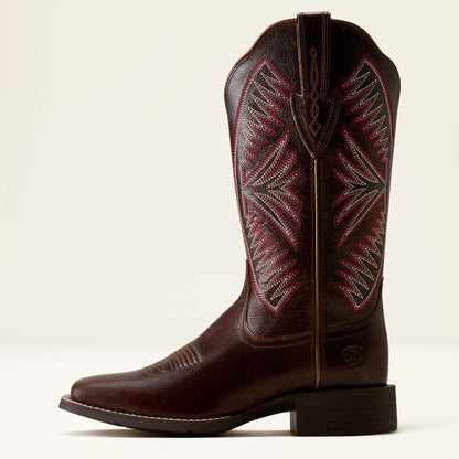 Round Up Ruidoso Wide Square Toe Western Boot Ariat Women