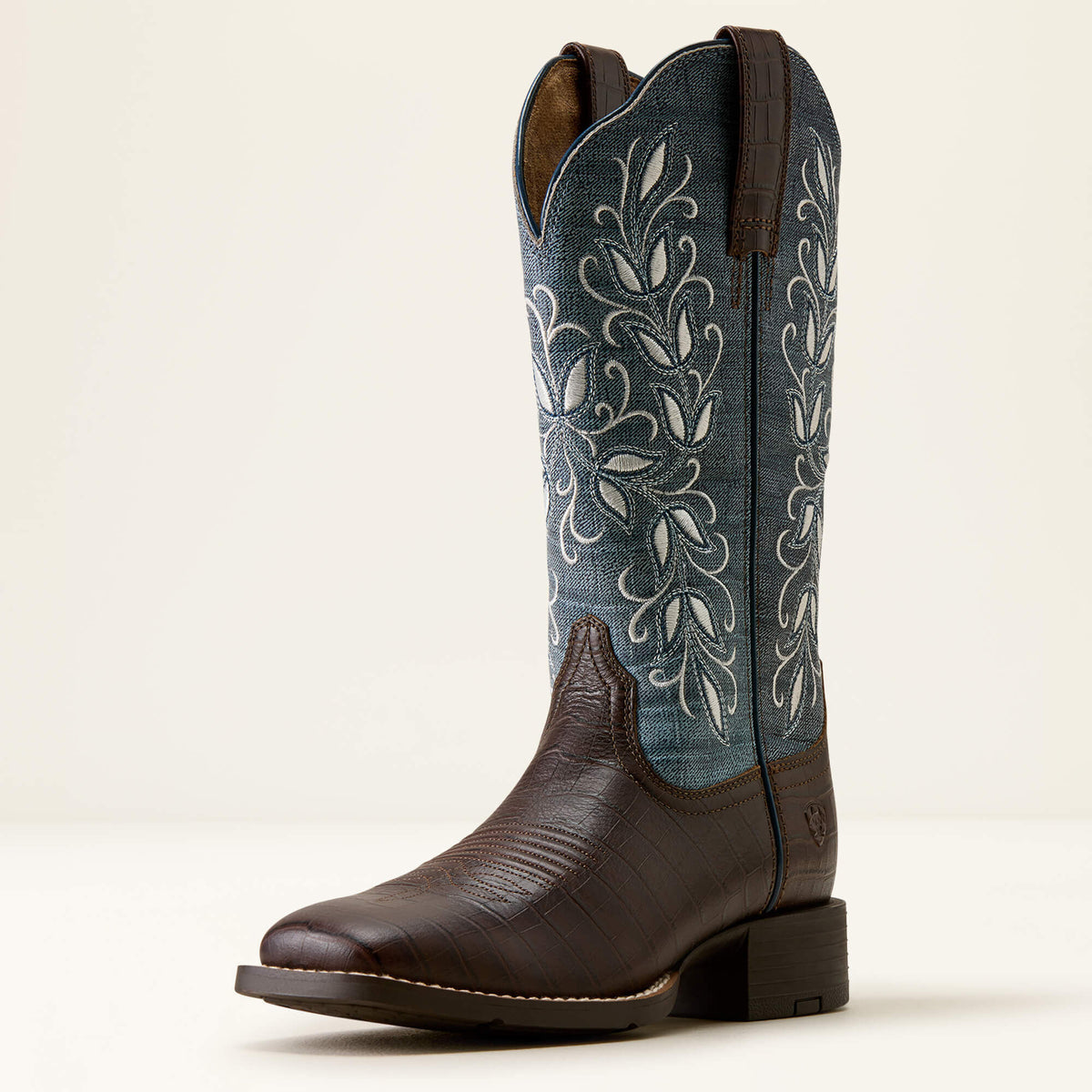 Round Up Holly Wide Square Toe Western Boot Ariat Women