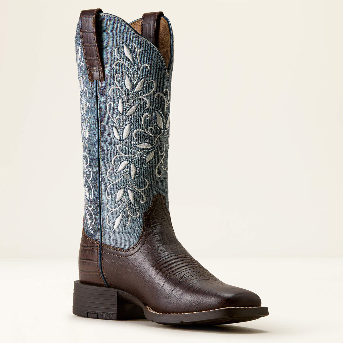 Round Up Holly Wide Square Toe Western Boot Ariat Women