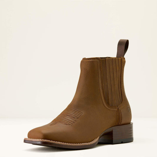 Booker Chelsea Wide Square Toe Western Boot Ariat Women