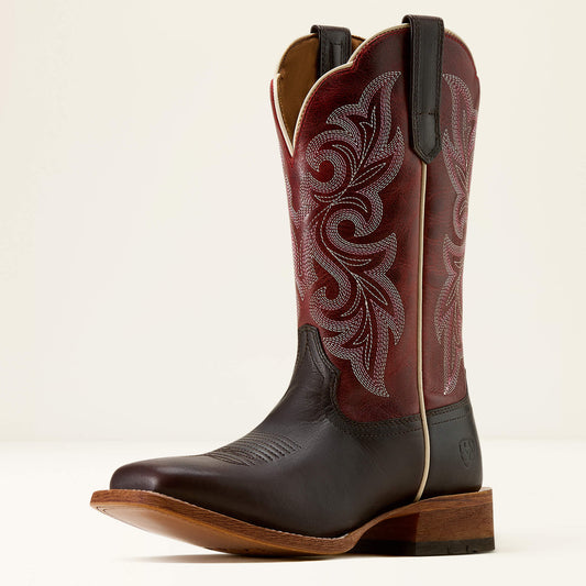 County Lane Wide Square Toe Western Boot Ariat Women