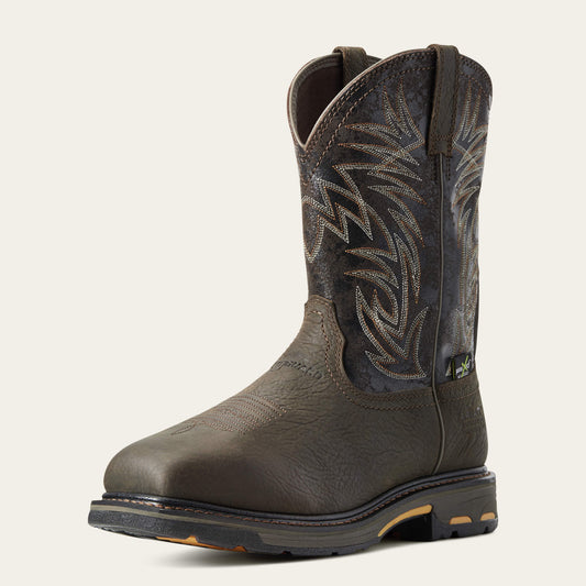 WorkHog Wide Square Toe MetGuard Waterproof Composite Toe Work Boot Ariat Work