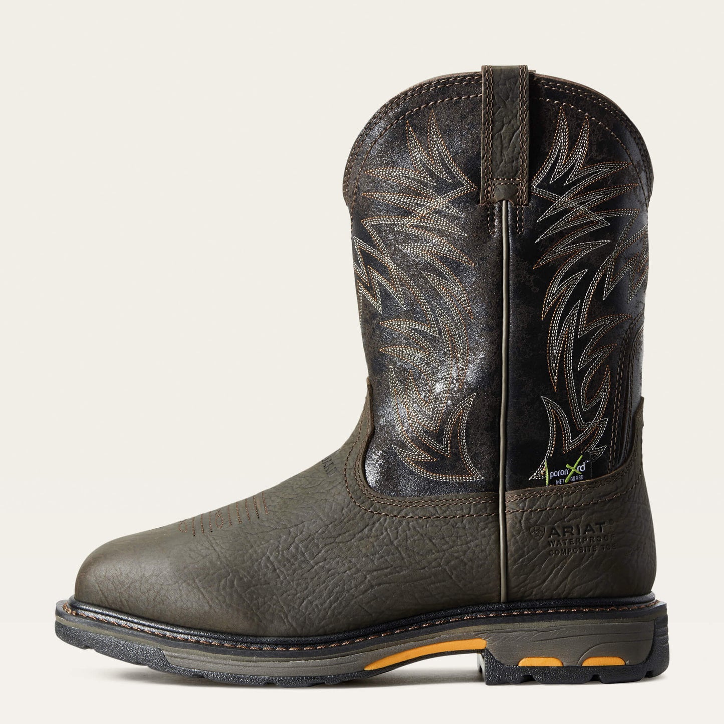WorkHog Wide Square Toe MetGuard Waterproof Composite Toe Work Boot Ariat Work