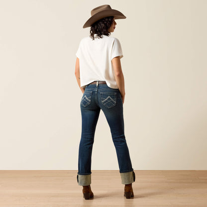R.E.A.L. Mid Rise Stretch Icon Stackable Straight Leg Jean Ariat Women