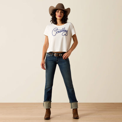 R.E.A.L. Mid Rise Stretch Icon Stackable Straight Leg Jean Ariat Women