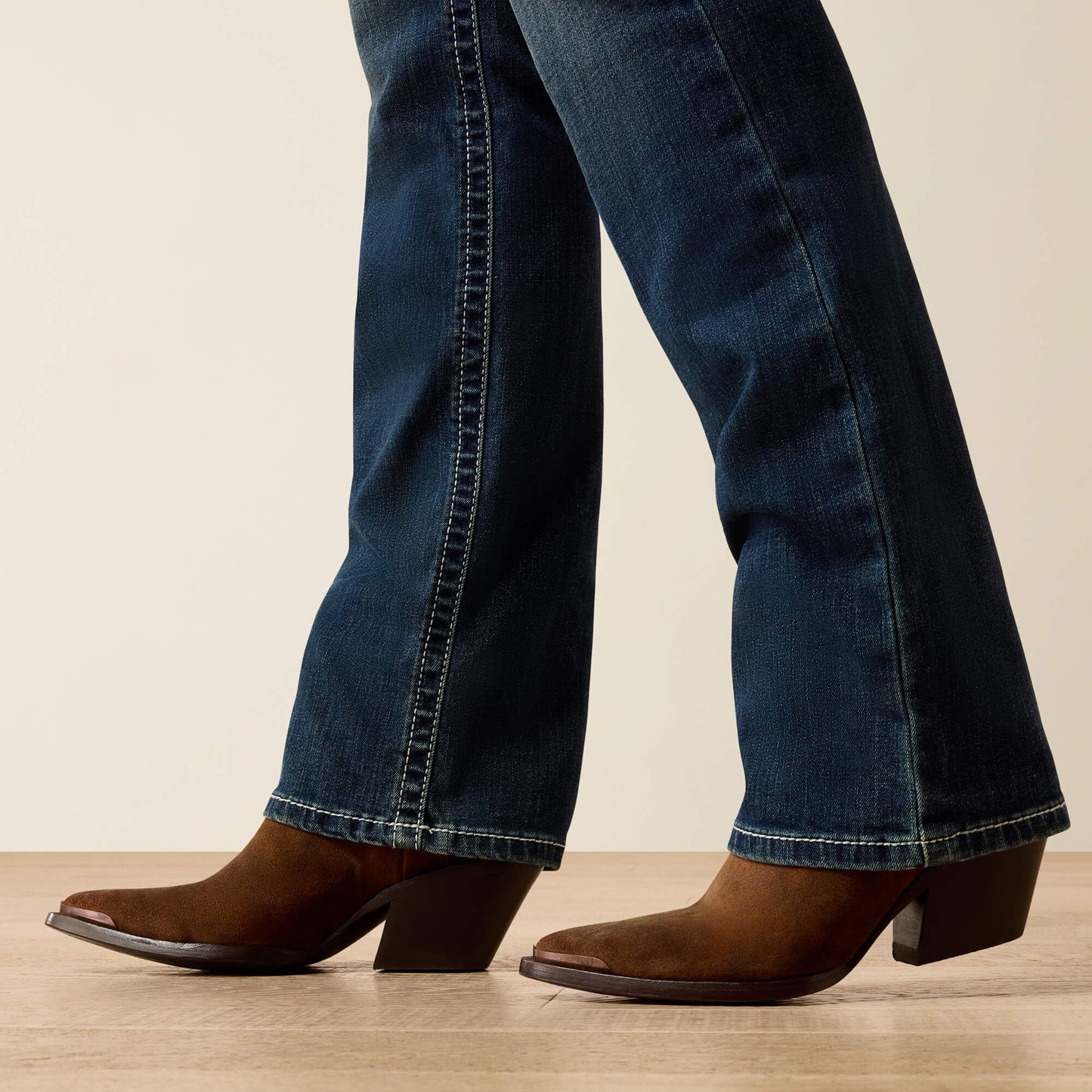 R.E.A.L. Mid Rise Stretch Icon Stackable Straight Leg Jean Ariat Women