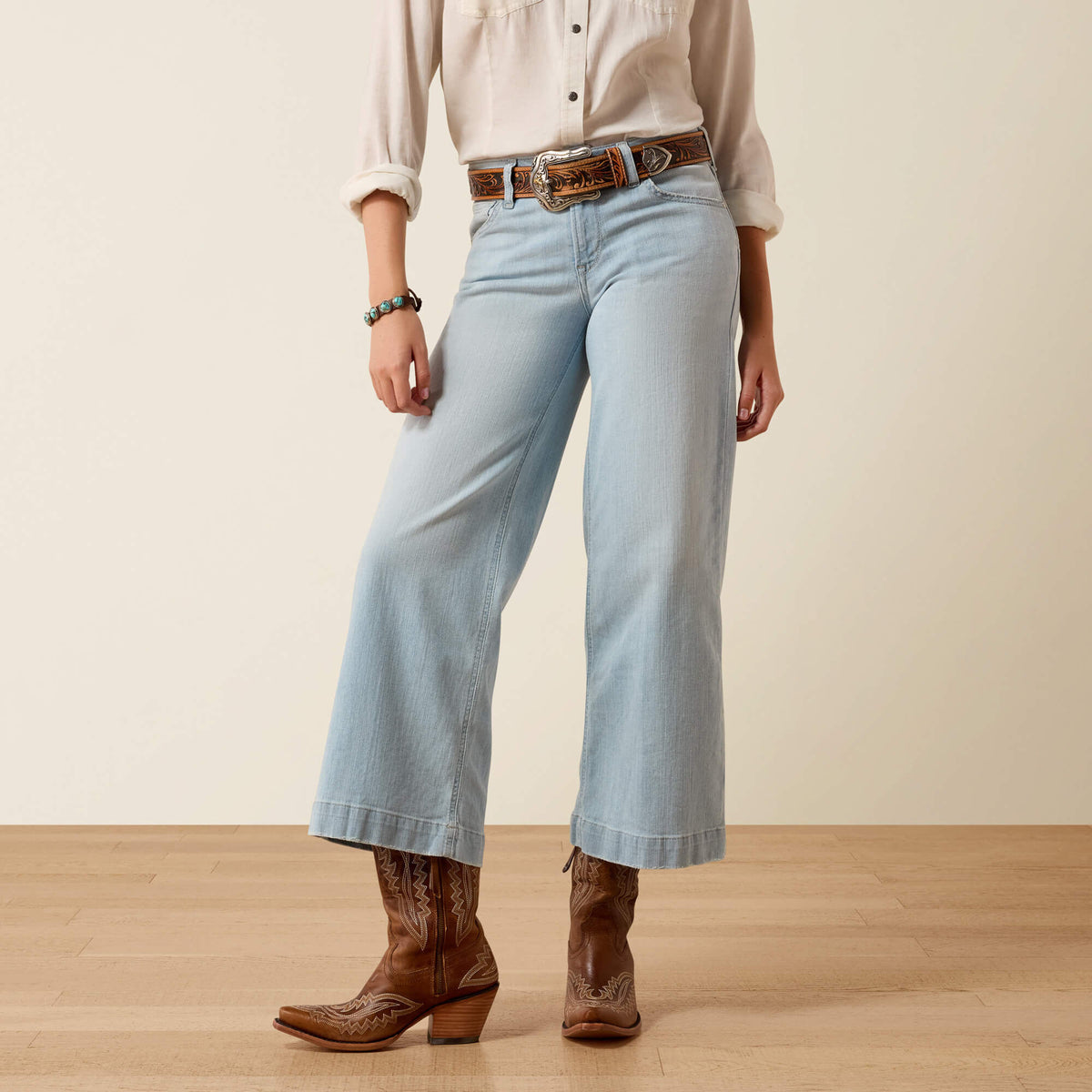 Perfect Rise Clare Wide Leg Crop Jeans Ariat Women