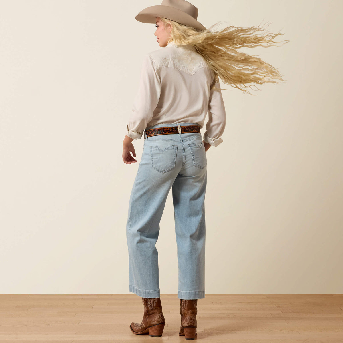 Perfect Rise Clare Wide Leg Crop Jeans Ariat Women