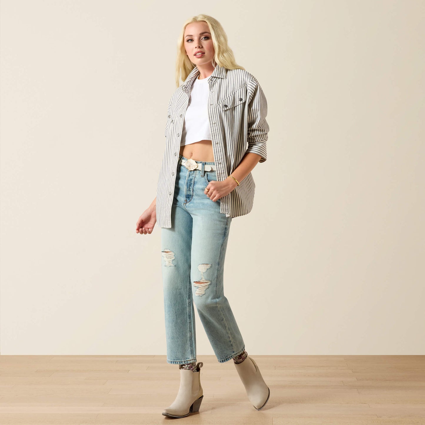 Ultra High Rise Tomboy Relaxed Straight Leg Jeans Ariat Women