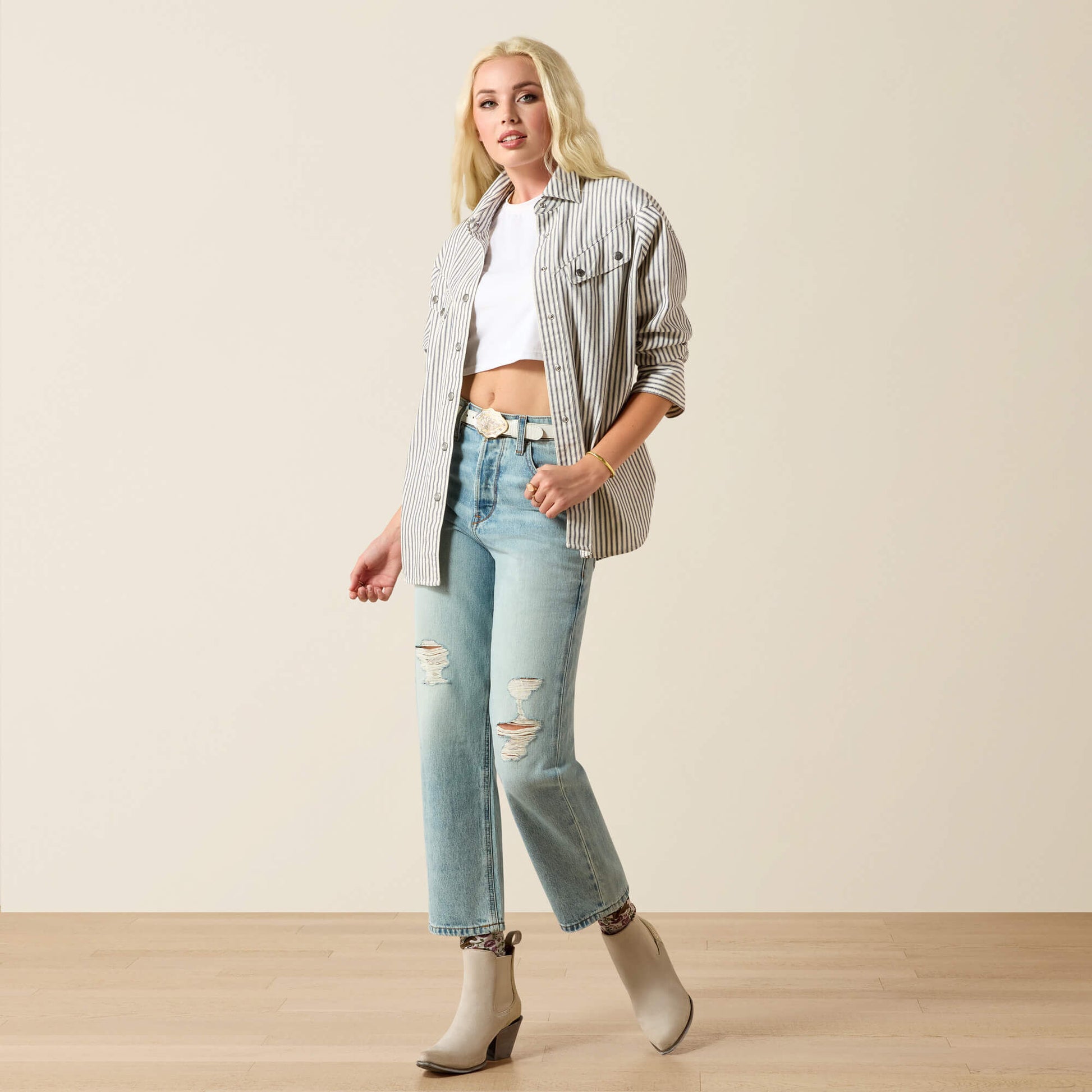 Ultra High Rise Tomboy Relaxed Straight Leg Jeans Ariat Women
