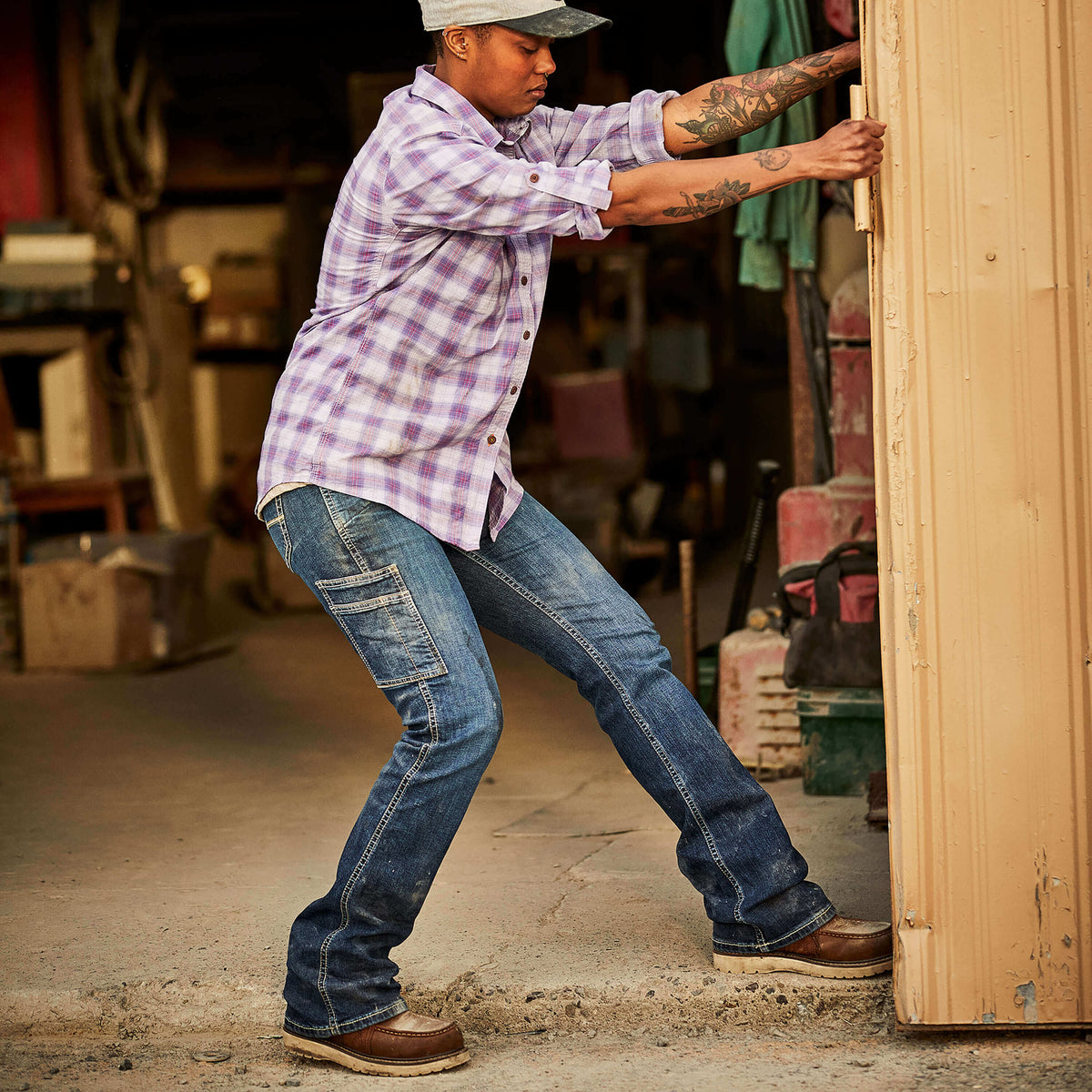 Rebar PR DuraStretch Riveter Boot Cut Jean Ariat Women|Work