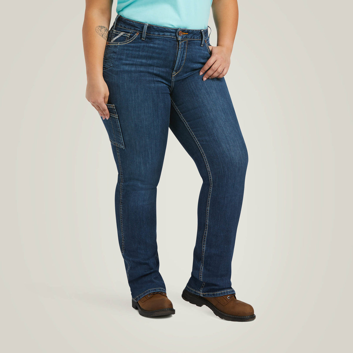Rebar PR DuraStretch Riveter Boot Cut Jean Ariat Women|Work