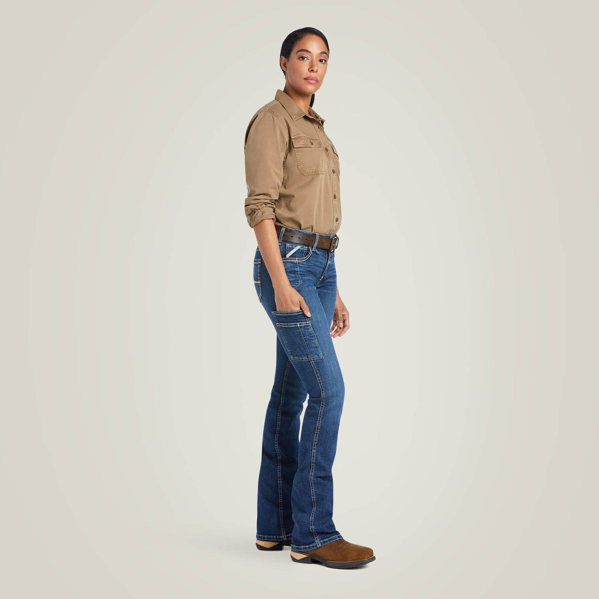 Rebar PR DuraStretch Riveter Boot Cut Jean Ariat Women|Work