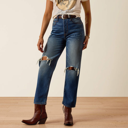 Ultra High Rise Relaxed Tomboy Straight Leg Jeans Ariat Women
