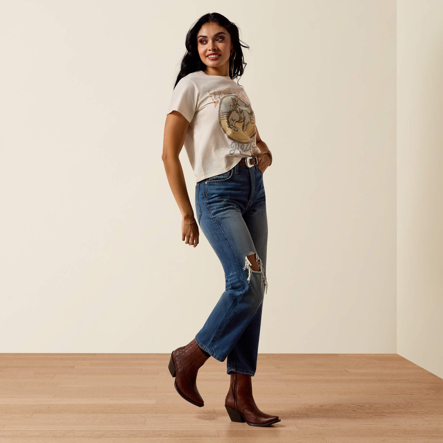 Ultra High Rise Relaxed Tomboy Straight Leg Jeans Ariat Women