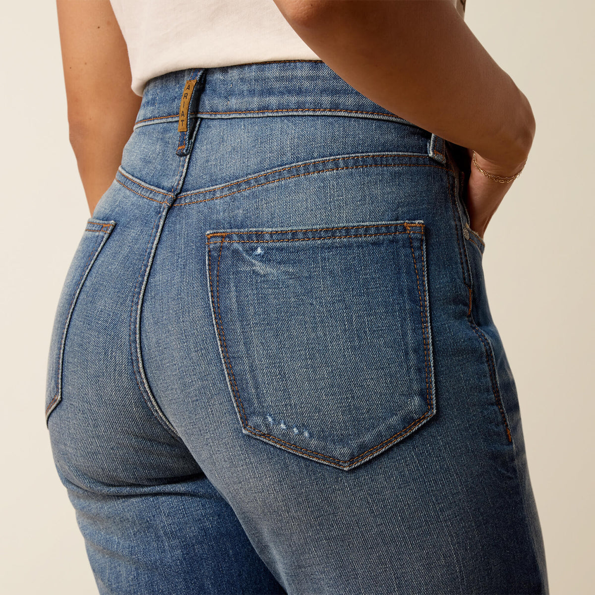 Ultra High Rise Relaxed Tomboy Straight Leg Jeans Ariat Women