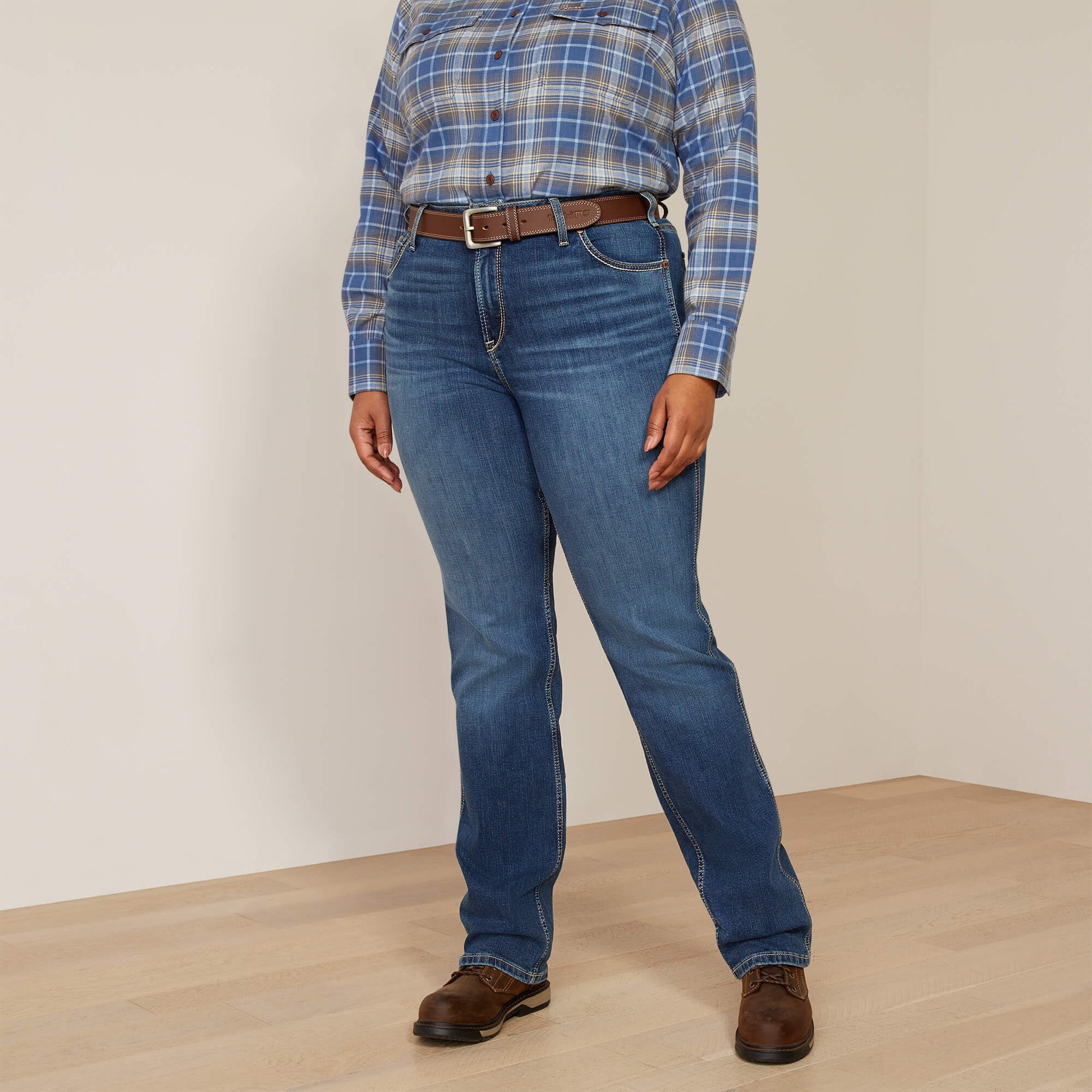 Rebar High Rise Riveter DuraStretch Straight Leg Jeans Ariat Women|Work