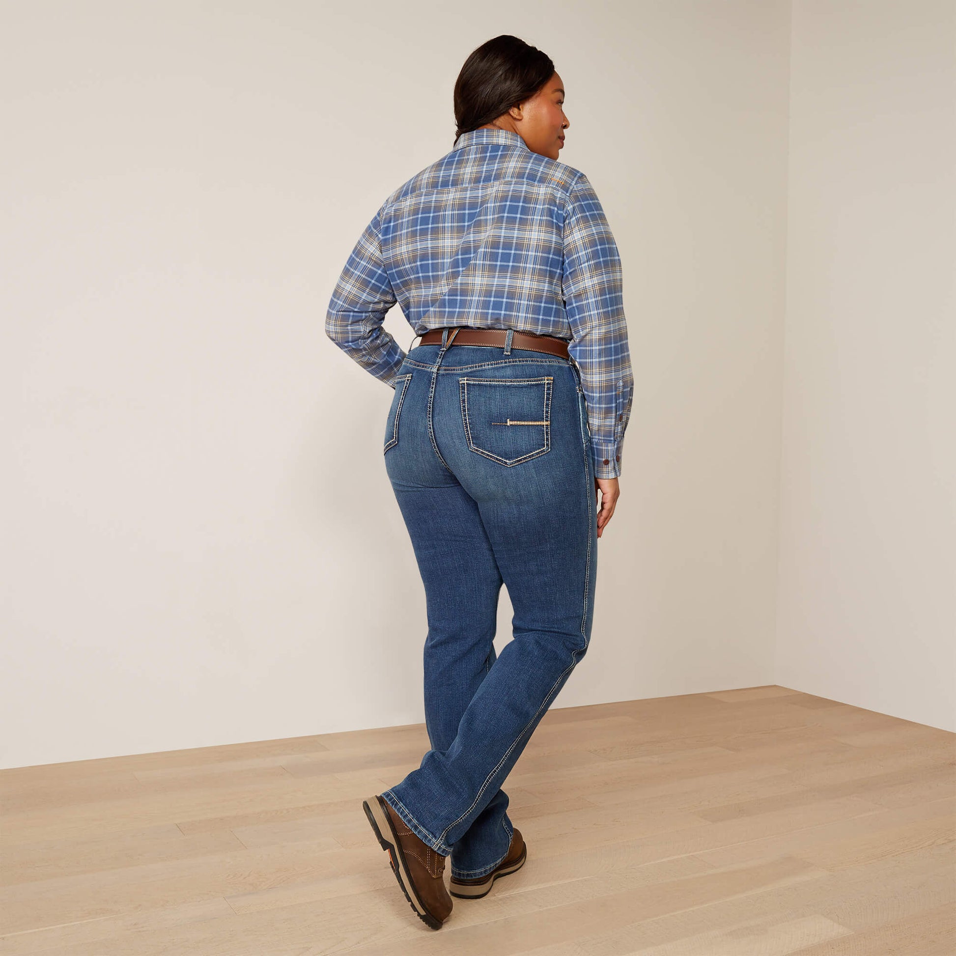 Rebar High Rise Riveter DuraStretch Straight Leg Jeans Ariat Women|Work