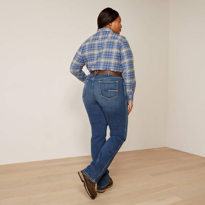 Rebar High Rise Riveter DuraStretch Straight Leg Jeans Ariat Women|Work