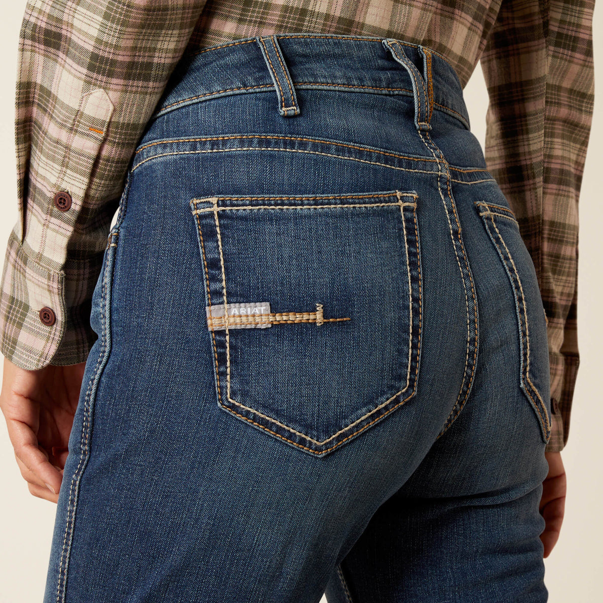 Rebar High Rise Riveter DuraStretch Straight Leg Jeans Ariat Women|Work