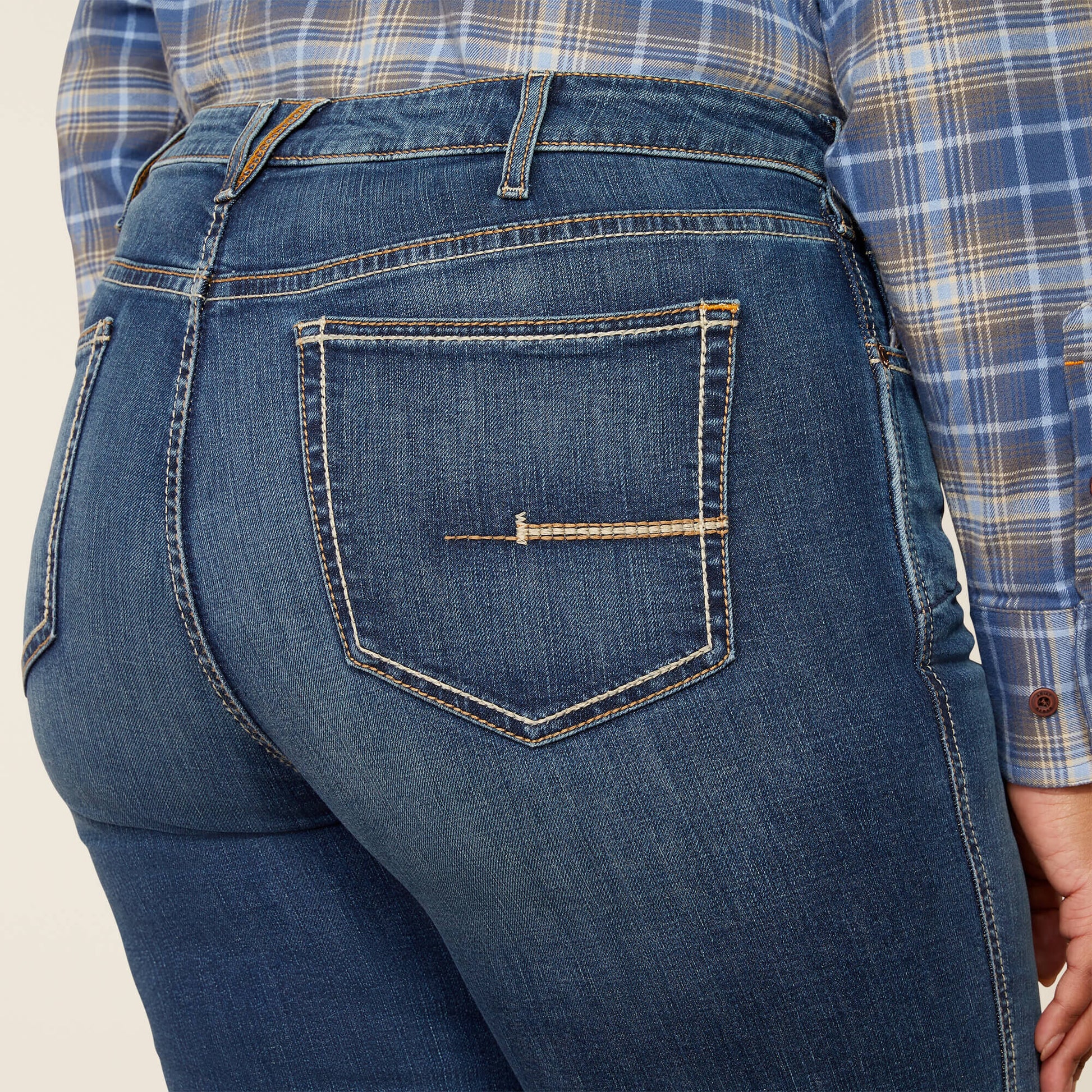 Rebar High Rise Riveter DuraStretch Straight Leg Jeans Ariat Women|Work