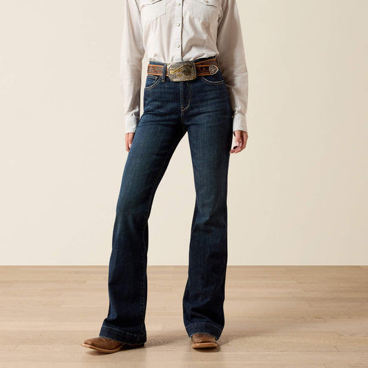 High Rise Vivienne Slim Trouser Jeans Ariat Women