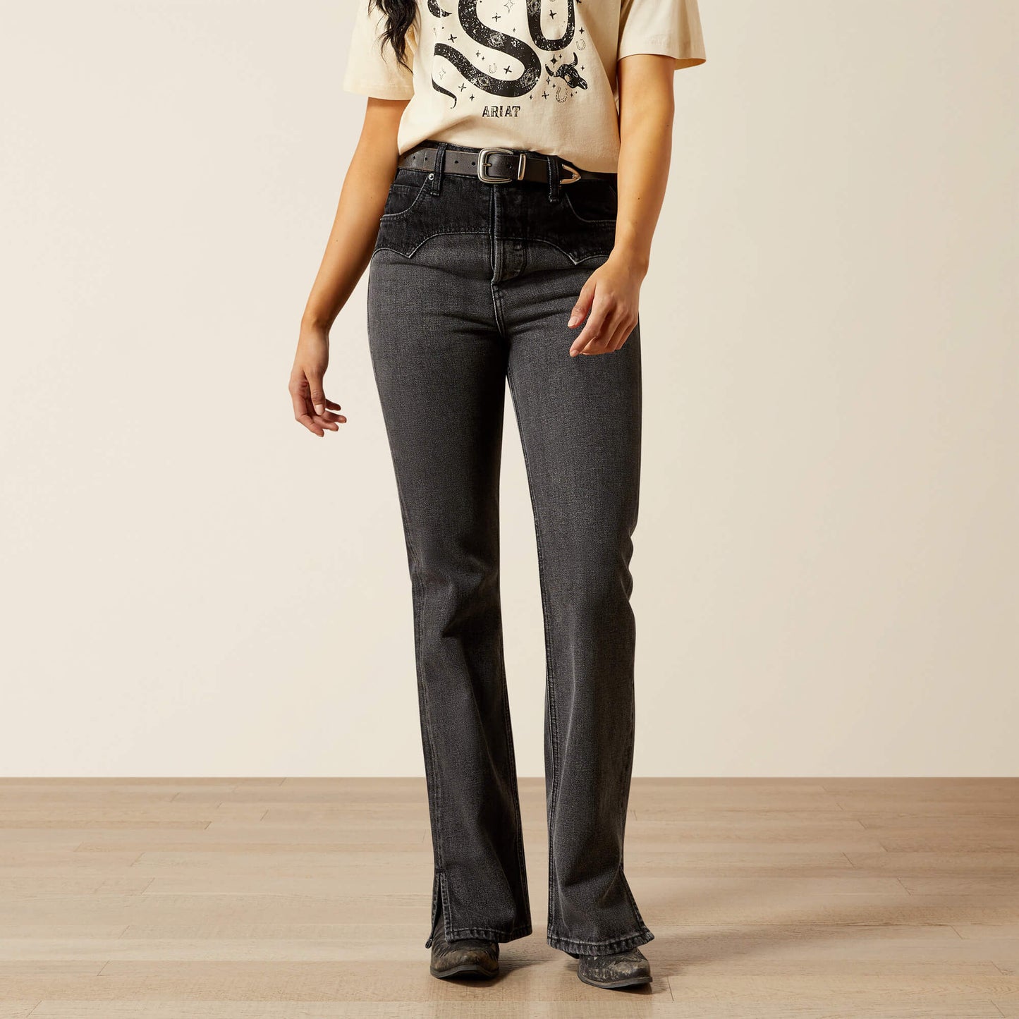 Ultra High Rise Cheyenne Yoke Tomboy Boot Cut Jean Ariat Women|Sale