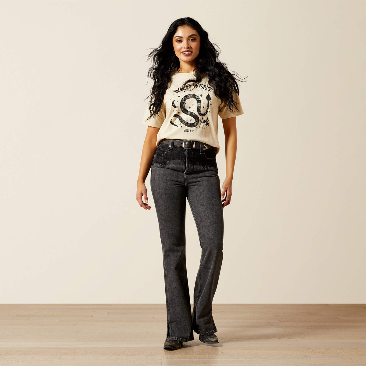 Ultra High Rise Cheyenne Yoke Tomboy Boot Cut Jean Ariat Women|Sale