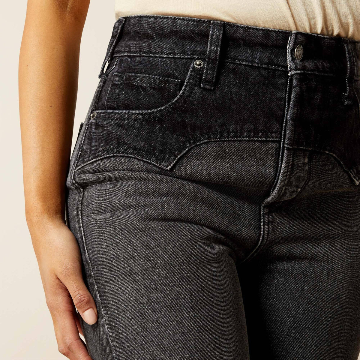 Ultra High Rise Cheyenne Yoke Tomboy Boot Cut Jean Ariat Women|Sale